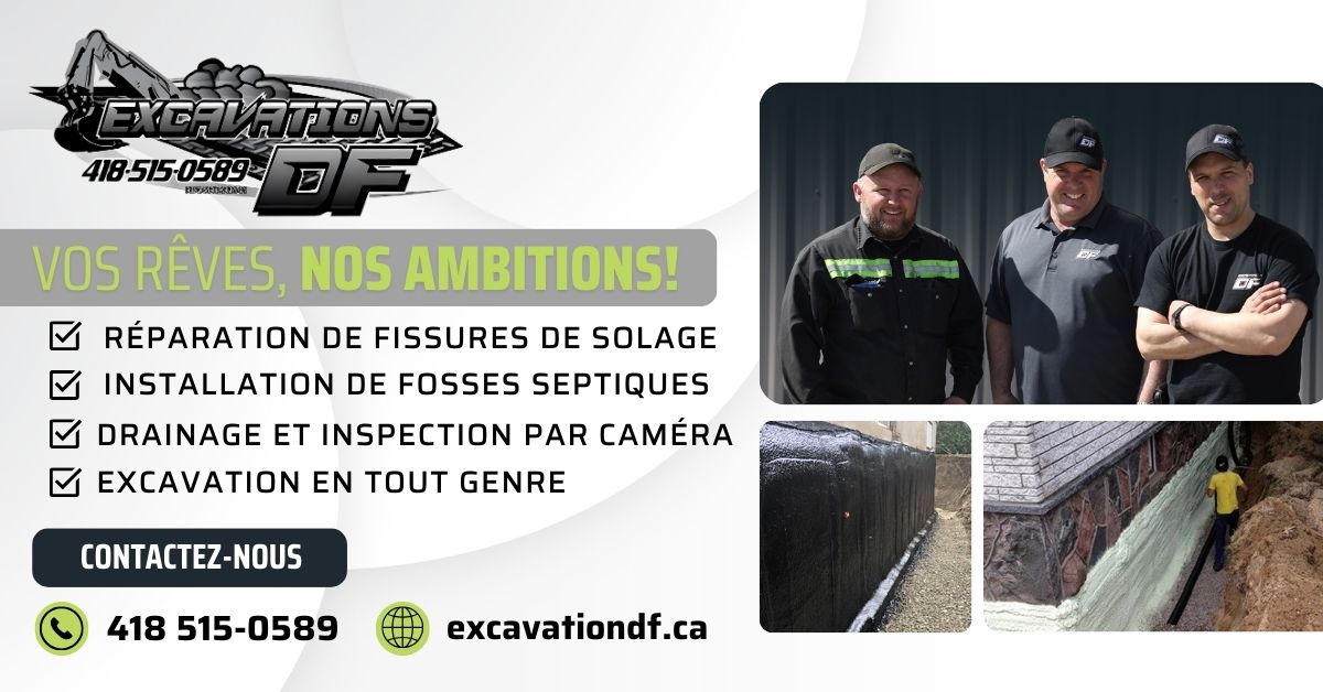 Entreprise spécialisée en drain Saint-Félicien