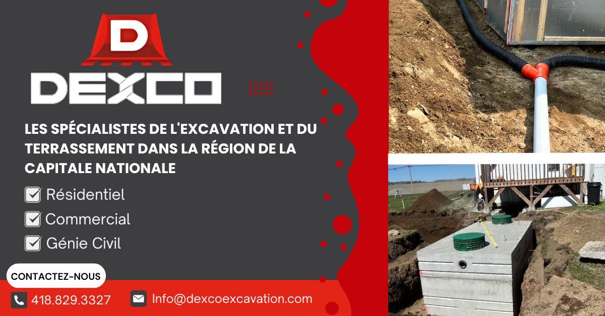 Entreprise spécialisée en drain Sainte-Foy, Charlesbourg, Beauport 